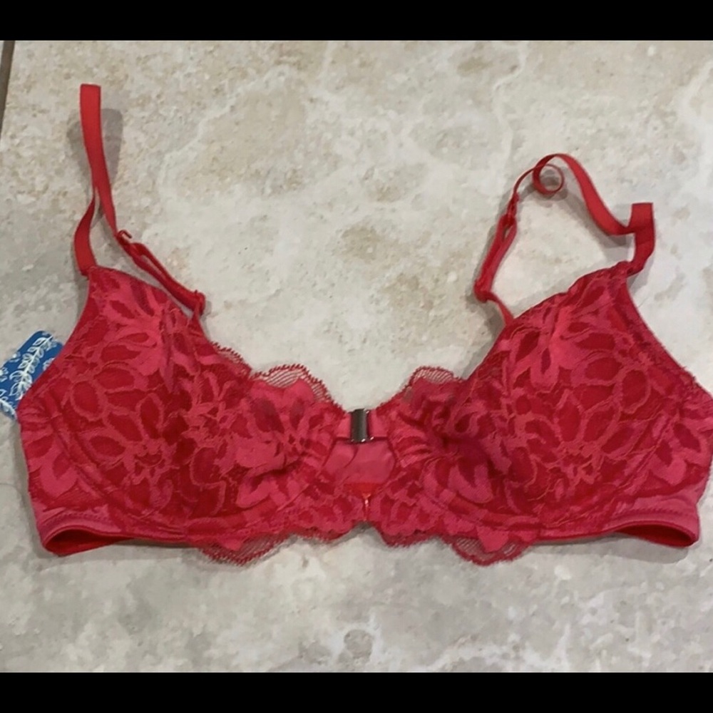 🌺NWT FREE PEOPLE FLORA LACE FRONT CLOSE BRA